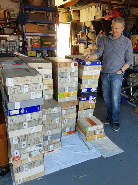 Graham Joiner with GTR tapes