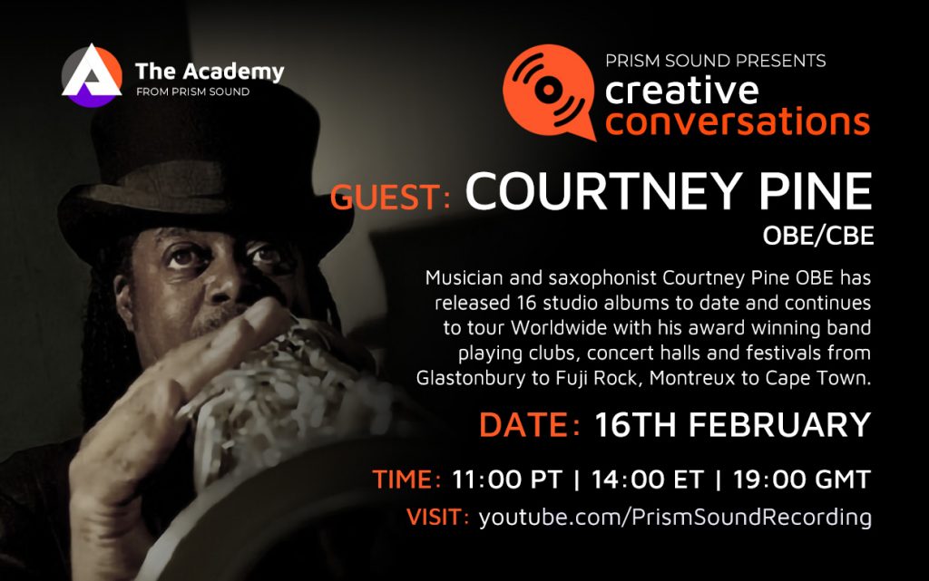 Courtney Pine Creative Conversation