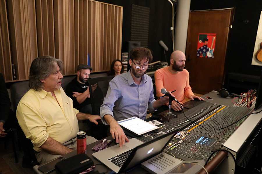 Gvaji and Jakob Handel recording Anita Rachvelishvili for Sony Classical