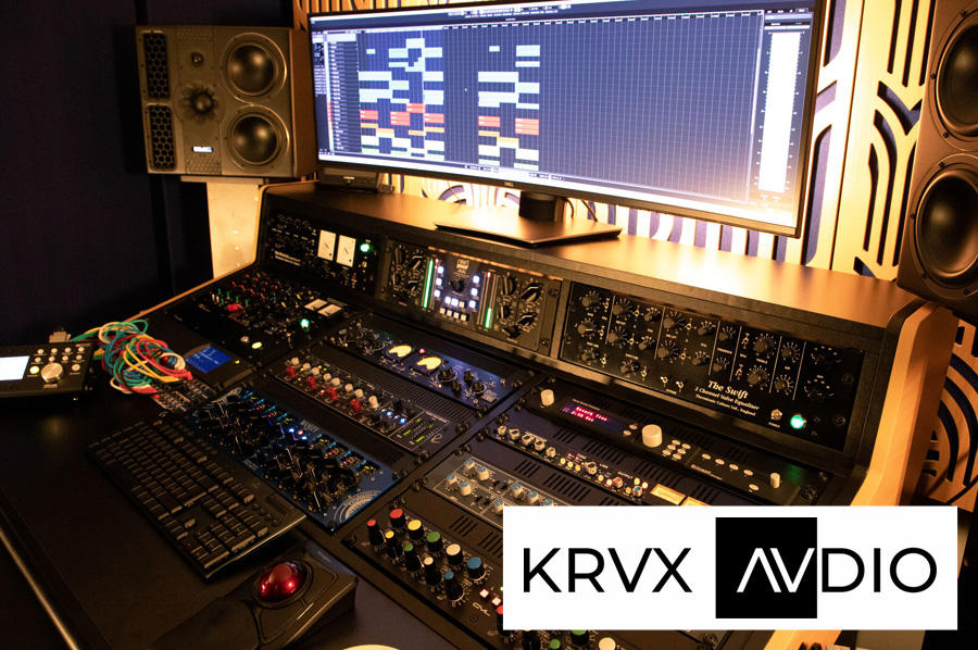 Rafael Krux's South London studio with his Dream ADA-128