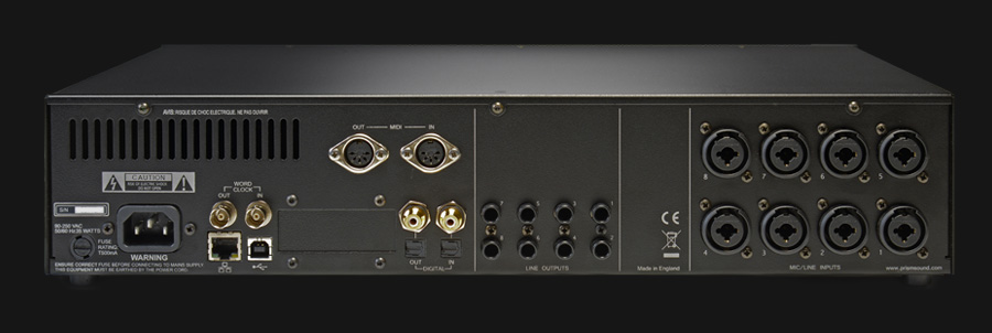 Prism Sound ATLAS rear