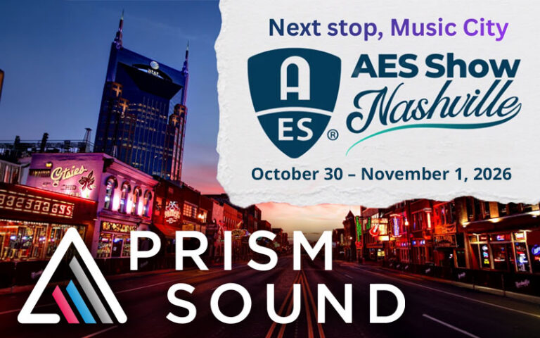 Prism Sound at AES Nashville Show
