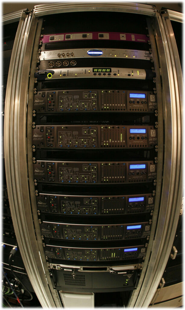 Mark Knopfler's rack of multiple ADA-8XRs