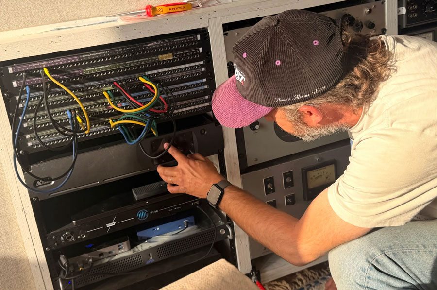Josh Block and his Prism Sound Dream-ADA Converter